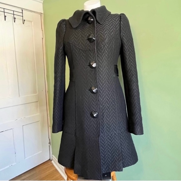 Mackage Retro Tailored Long Wool Jacket - Picture 4 of 15